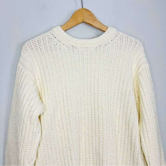 Marine layer Cozy Cream Sweater pullover knit style size xsmall wool blend - Picture 3 of 6